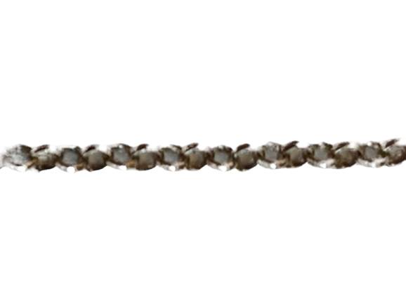 Erbskette Silber geschwärzt 41 cm