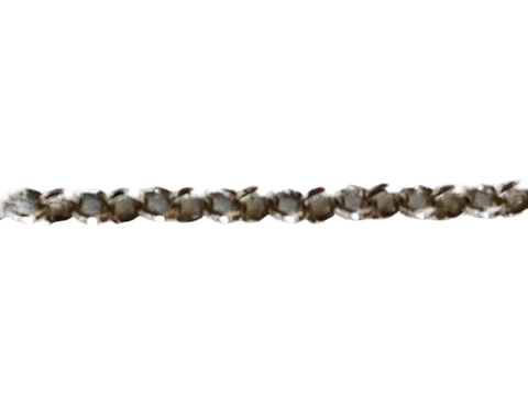 Erbskette Silber geschwärzt 41 cm