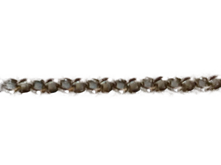 Erbskette geschwärzt 42 cm