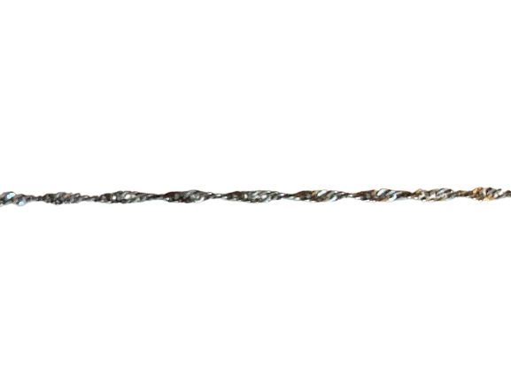 Singapur - Kette 45 cm- leicht geschwärzt
