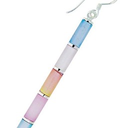 Ohrringe Silber 925 multicolor MOP